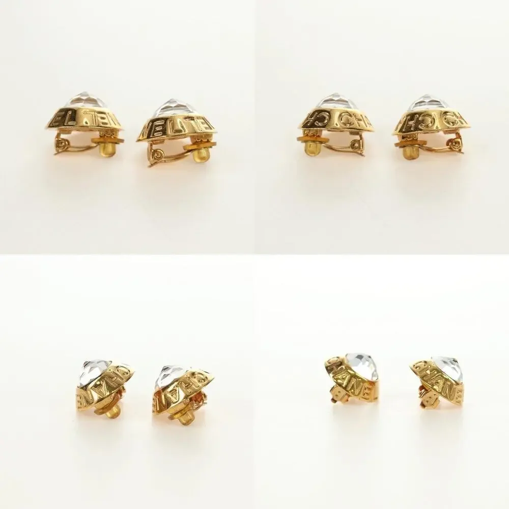 Chanel CC Earring Gold